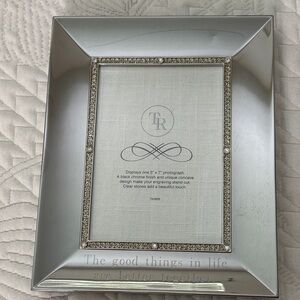 Things Remembered Silver Frame with Crystal Details